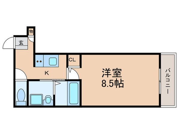 ディアメゾン住ノ江IIの物件間取画像